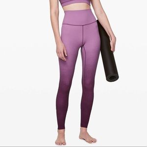 Purple Ombré Align Pants
